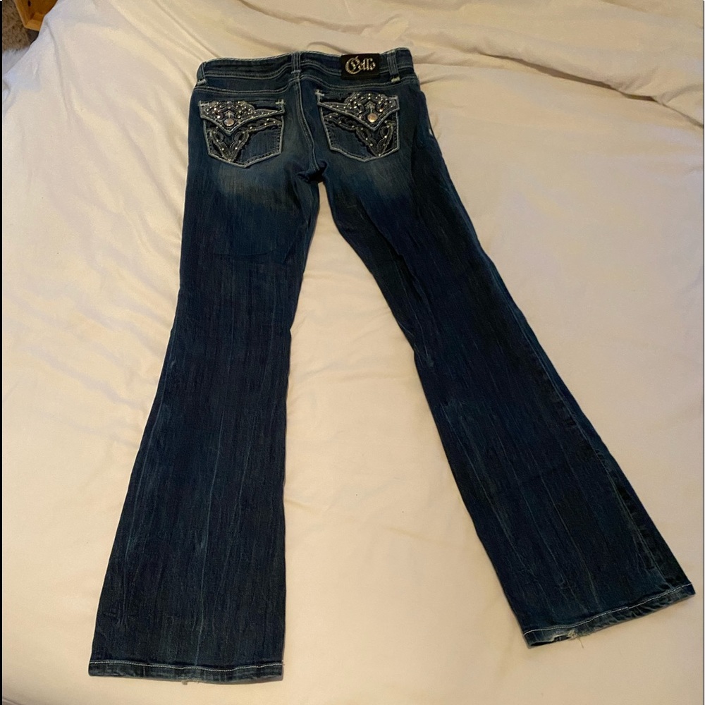 Cello Jeans sz 8 Flap pockets with jewels